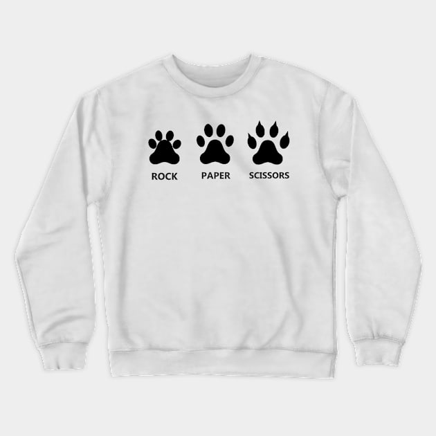 cAT PAPER SCISSORS Crewneck Sweatshirt by Pektashop